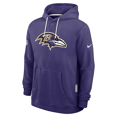 Baltimore Ravens Initial Home Sideline Men's Nike Dri-FIT NFL Pullover Hoodie