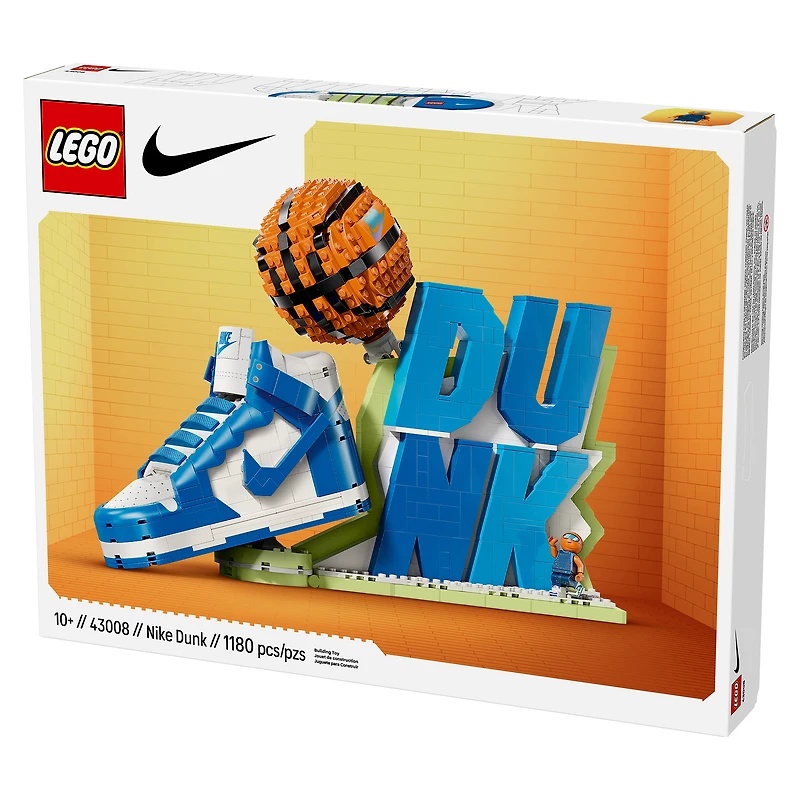 Nike Dunk Trickshot x LEGO® Set Building Kit with Exclusive Minifigure