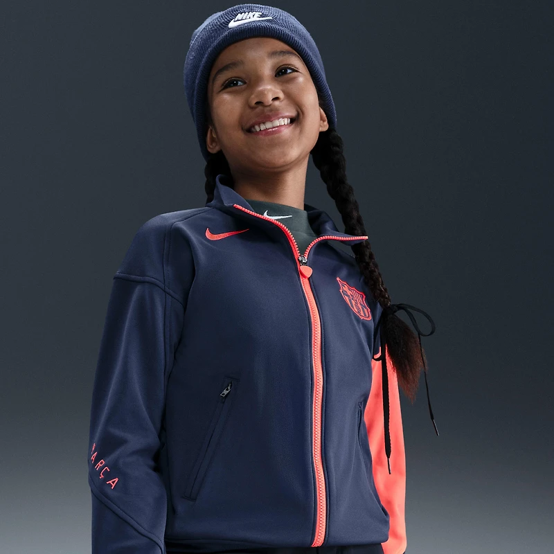 FC Barcelona Academy Pro Third Big Kids' Nike Dri-FIT Total 90 Soccer Anthem Jacket