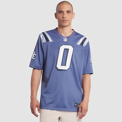 Drake Maye New England Patriots Rivalries Collection Men’s Nike NFL Game Jersey