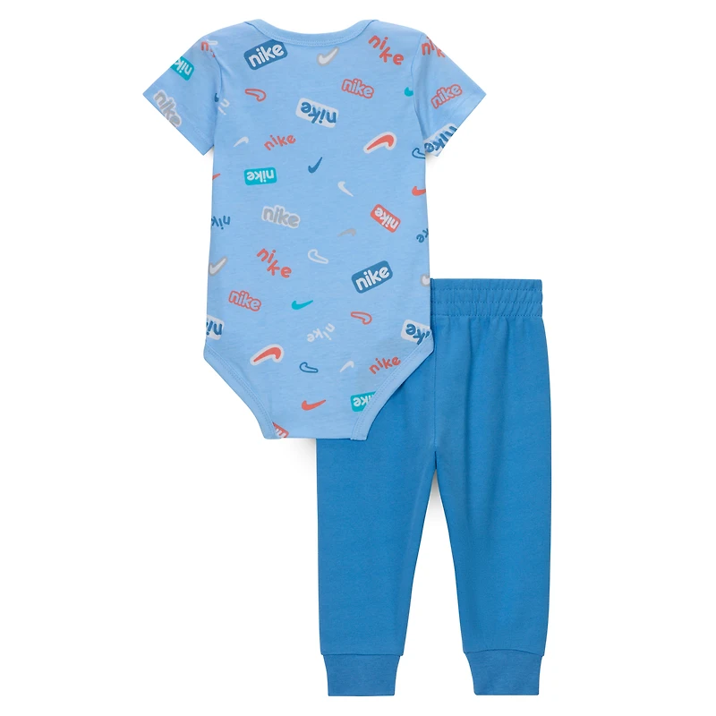 Nike E1D1 Baby Short Sleeve Bodysuit and Pants Set