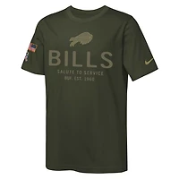 Buffalo Bills Salute to Service Sideline Big Kids’ Nike Dri-FIT NFL T-Shirt