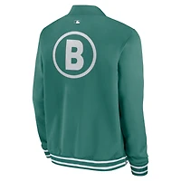 Boston Red Sox Authentic Collection City Connect Men's Nike MLB Full-Zip Bomber Jacket