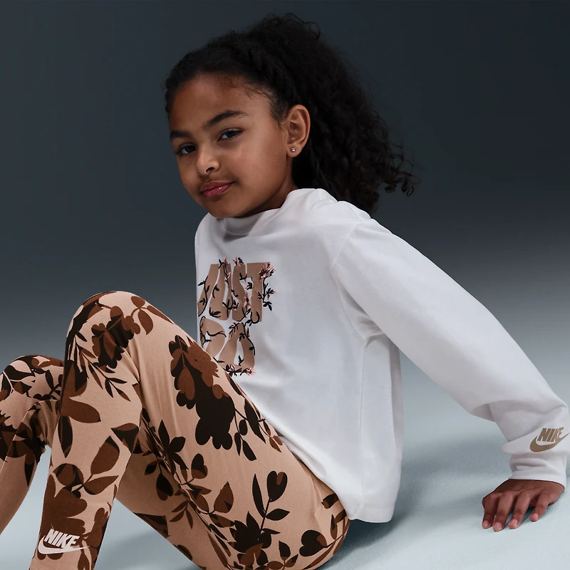 Nike Toddler Printed Club Long Sleeve T-Shirt and Leggings Set