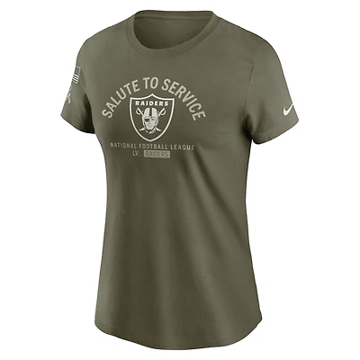 Las Vegas Raiders Salute to Service Sideline Women's Nike NFL T-Shirt
