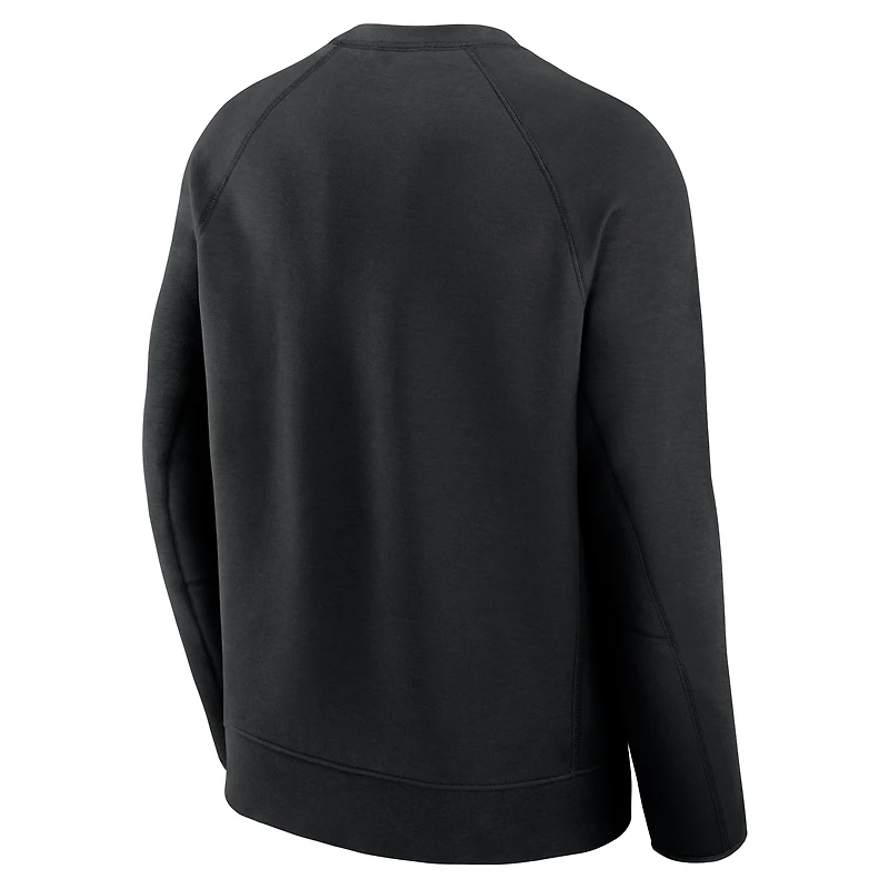 Detroit Tigers Tech Fleece Men's Nike MLB Pullover Crew