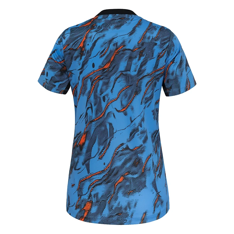 Houston Dash 2025 Women's Nike NWSL Short-Sleeve Pre-Match Top