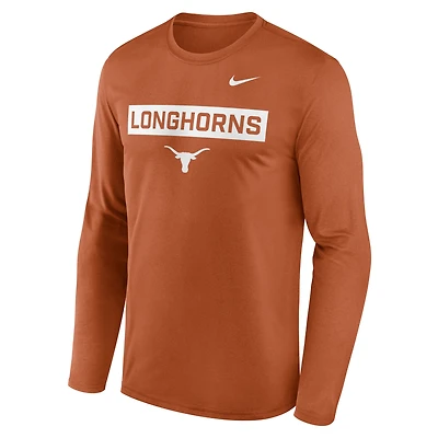 Texas Primetime Legend 2-Hit Men's Nike Dri-FIT College Long-Sleeve T-Shirt
