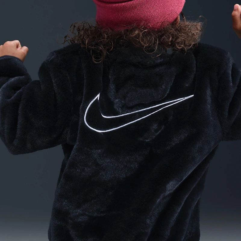 Nike Toddler Faux Fur Bomber Jacket