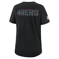 San Francisco 49ers Crucial Catch Women's Nike Dri-FIT NFL T-Shirt