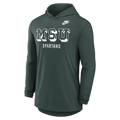 Michigan State Legacy Men's Nike Dri-FIT College Long-Sleeve Hooded T-Shirt