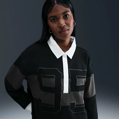 Nike Sportswear Women's Long-Sleeve Graphic Polo Top