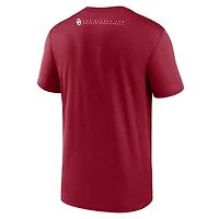 Oklahoma Sideline Legend Small Logo Men's Jordan Brand Dri-FIT College T-Shirt