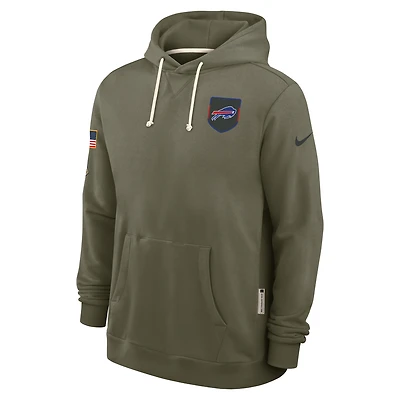 Buffalo Bills Salute to Service Sideline Dominant Force Men's Nike Dri-FIT NFL Pullover Hoodie