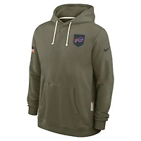 Buffalo Bills Salute to Service Sideline Dominant Force Men's Nike Dri-FIT NFL Pullover Hoodie
