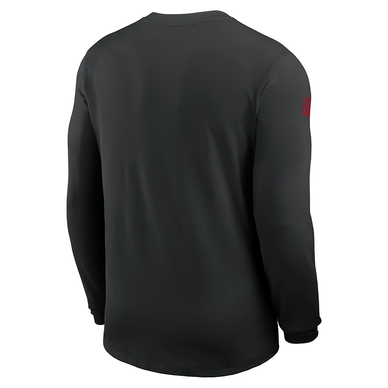 Atlanta Falcons Sideline Coach Men's Nike Dri-FIT NFL Long-Sleeve Top