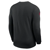 Atlanta Falcons Sideline Coach Men's Nike Dri-FIT NFL Long-Sleeve Top