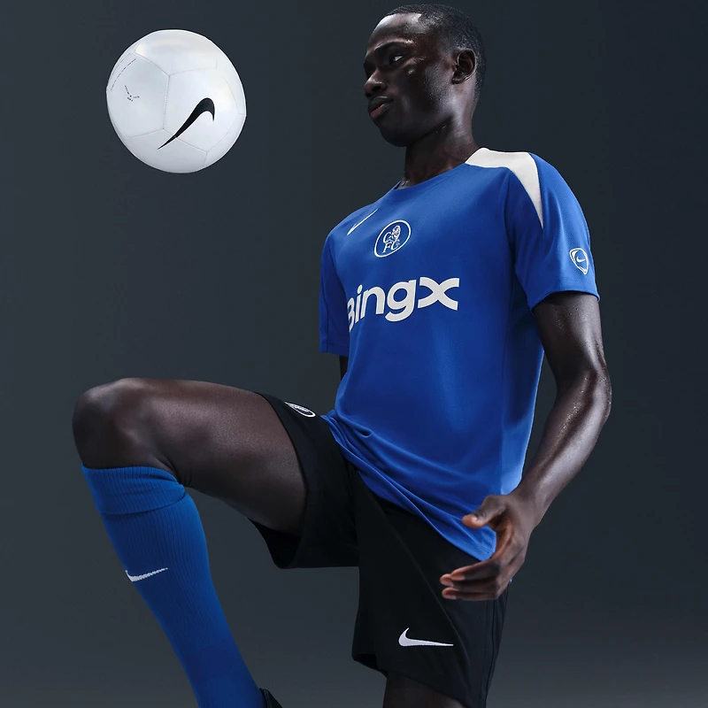 Chelsea FC Strike Third Men's Nike Dri-FIT Total 90 Soccer Short-Sleeve Top