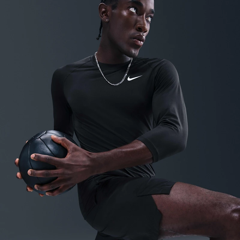 Nike Men's Dri-FIT 3/4-Sleeve Baseball Top