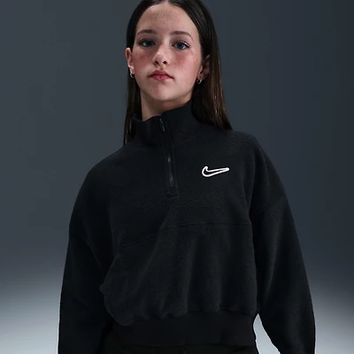 Nike Sportswear Big Kids' (Girls') Long-Sleeve Fleece Top