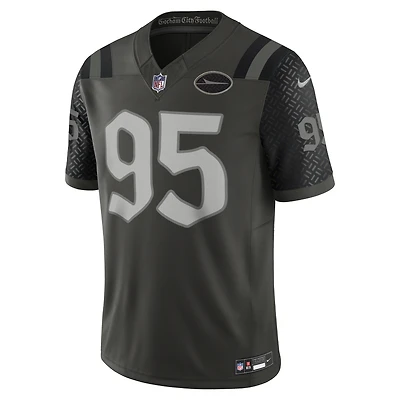 Sauce Gardner New York Jets Rivalries Collection Men's Nike Dri-FIT NFL Limited Jersey