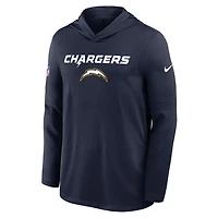 Los Angeles Chargers Pass Accuracy Men's Nike Dri-FIT NFL Long-Sleeve Hooded Top