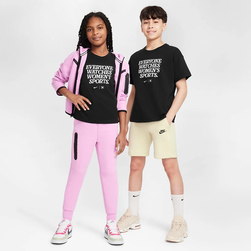 Everyone Watches Women's Sports™ Nike by TOGETHXR Big Kids' T-Shirt