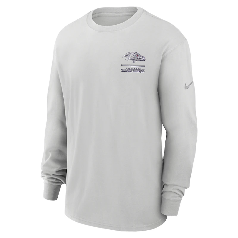 Baltimore Ravens Essential Heavy Max90 Men's Nike NFL Long-Sleeve T-Shirt