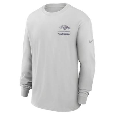 Baltimore Ravens Essential Heavy Max90 Men's Nike NFL Long-Sleeve T-Shirt