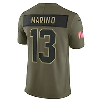 Dan Marino Miami Dolphins Salute to Service Retired Men's Nike Dri-FIT NFL Limited Jersey