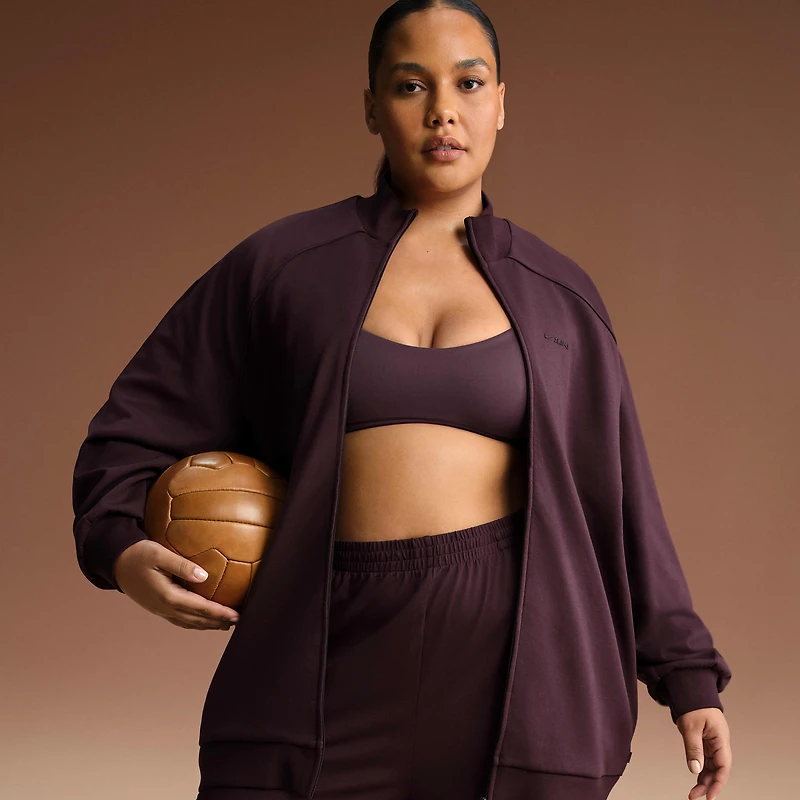 NikeSKIMS Matte Tricot Women's Oversized Full-Zip Track Jacket