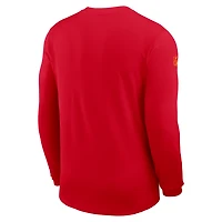 Kansas City Chiefs Sideline Coach Men's Nike Dri-FIT NFL Long-Sleeve Top