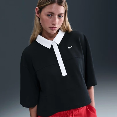 Nike Sportswear Women's Oversized Short-Sleeve Polo Top