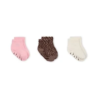 Nike Wild Warmth Infant/Toddler Ribbed Gripper Socks (3 Pairs)