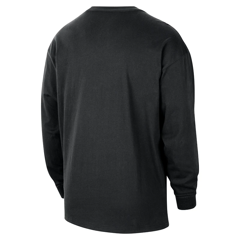 Golden State Warriors Courtside Premium Essential Men's Nike NBA Long-Sleeve T-Shirt