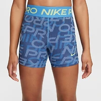 Nike Pro Big Kids' (Girls') Dri-FIT 3" Shorts