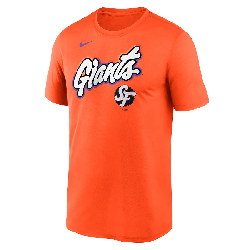 San Francisco Giants City Connect Team Phrase Script Legend Men's Nike Dri-FIT MLB T-Shirt