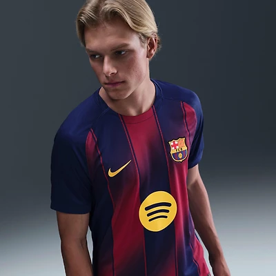 FC Barcelona 2025/26 Stadium Home Men's Nike Dri-FIT Soccer Replica Jersey