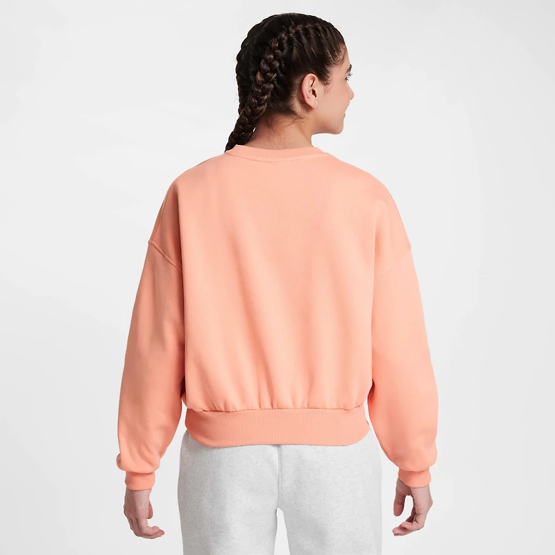 Nike Sportswear Club Fleece Girls' Boxy Crew-Neck Sweatshirt
