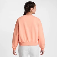 Nike Sportswear Club Fleece Girls' Boxy Crew-Neck Sweatshirt