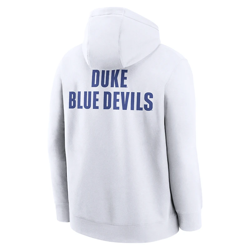 Duke Club Basketball 2-Hit Men's Nike College Pullover Hoodie