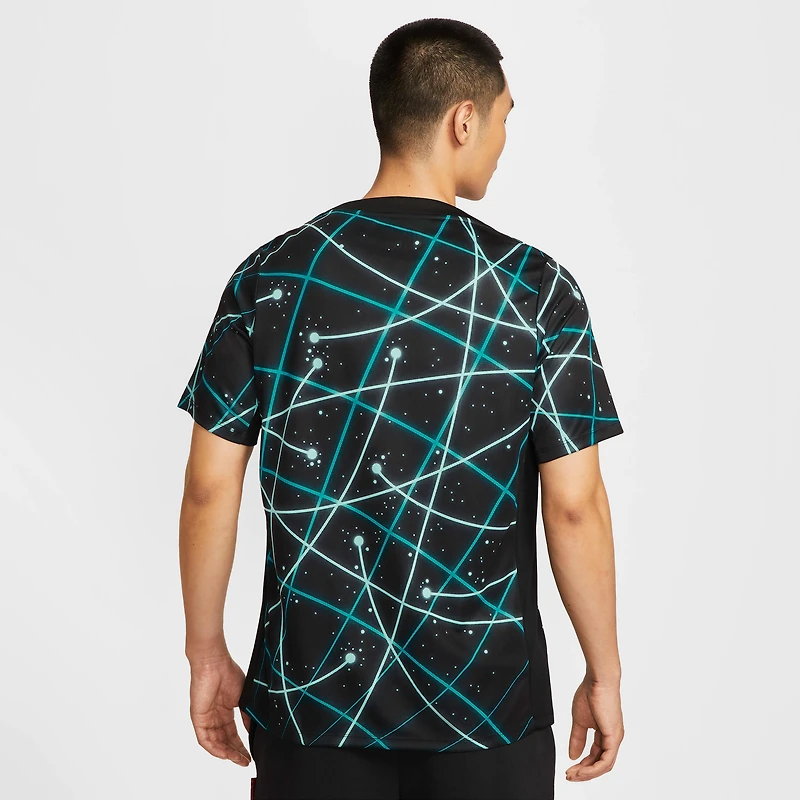 Inter Milan Academy Pro Men's Nike Dri-FIT Soccer Pre-Match Short-Sleeve Top