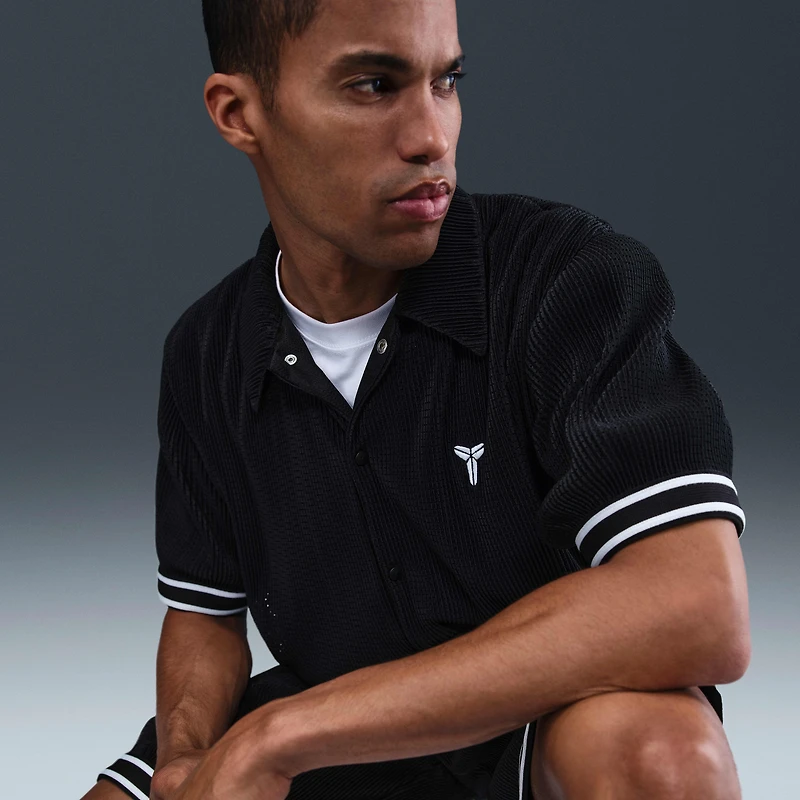 Kobe Men's Pleated Short-Sleeve Basketball Top