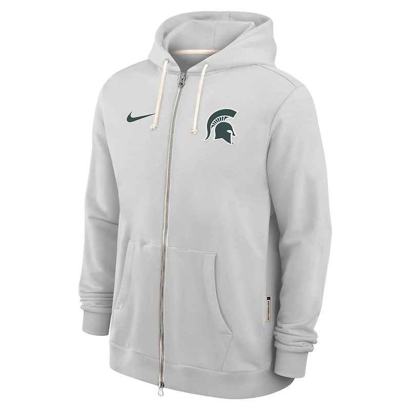 Michigan State Sideline Men's Nike Dri-FIT College Full-Zip Hoodie