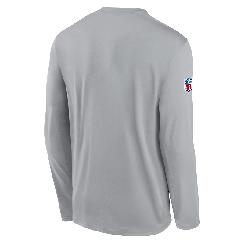Seattle Seahawks Rivalries Collection Sideline Legend Small Logo Men's Nike Dri-FIT NFL Long-Sleeve T-Shirt
