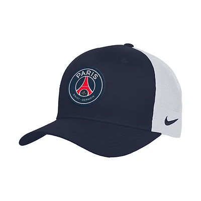 Paris Saint-Germain Rise Nike Soccer Structured Adjustable Trucker Cap