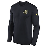 Los Angeles Rams Rivalries Collection Sideline Legend Small Logo Men's Nike Dri-FIT NFL Long-Sleeve T-Shirt