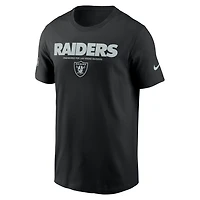 Las Vegas Raiders Sideline Team Issue Men's Nike Dri-FIT NFL T-Shirt