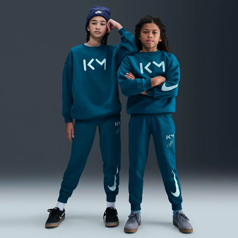 Kylian Mbappé Club Fleece Big Kids' Nike Soccer Joggers