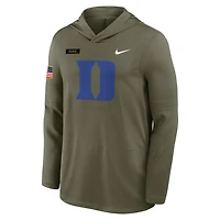 Duke 2025 Military Appreciation Men's Nike Dri-FIT College Long-Sleeve Hooded Top